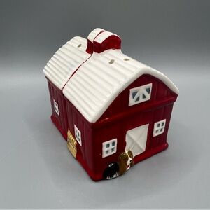 Pioneer Woman Rustic Barn Salt & Pepper Shakers Dog Basset Hound Farm Corn Stock